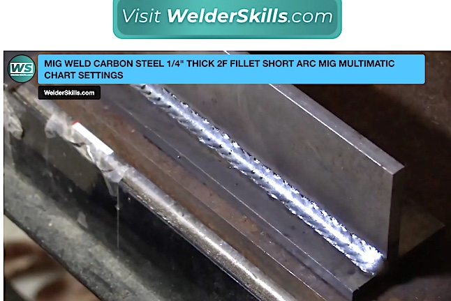 Mig Welding Carbon Steel 2f Multimatic Chart Settings